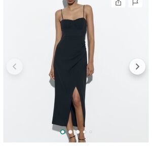 Zara black dress